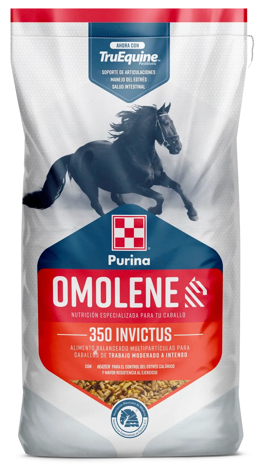 Saco de alimento Purina Omolene 350 Invictus