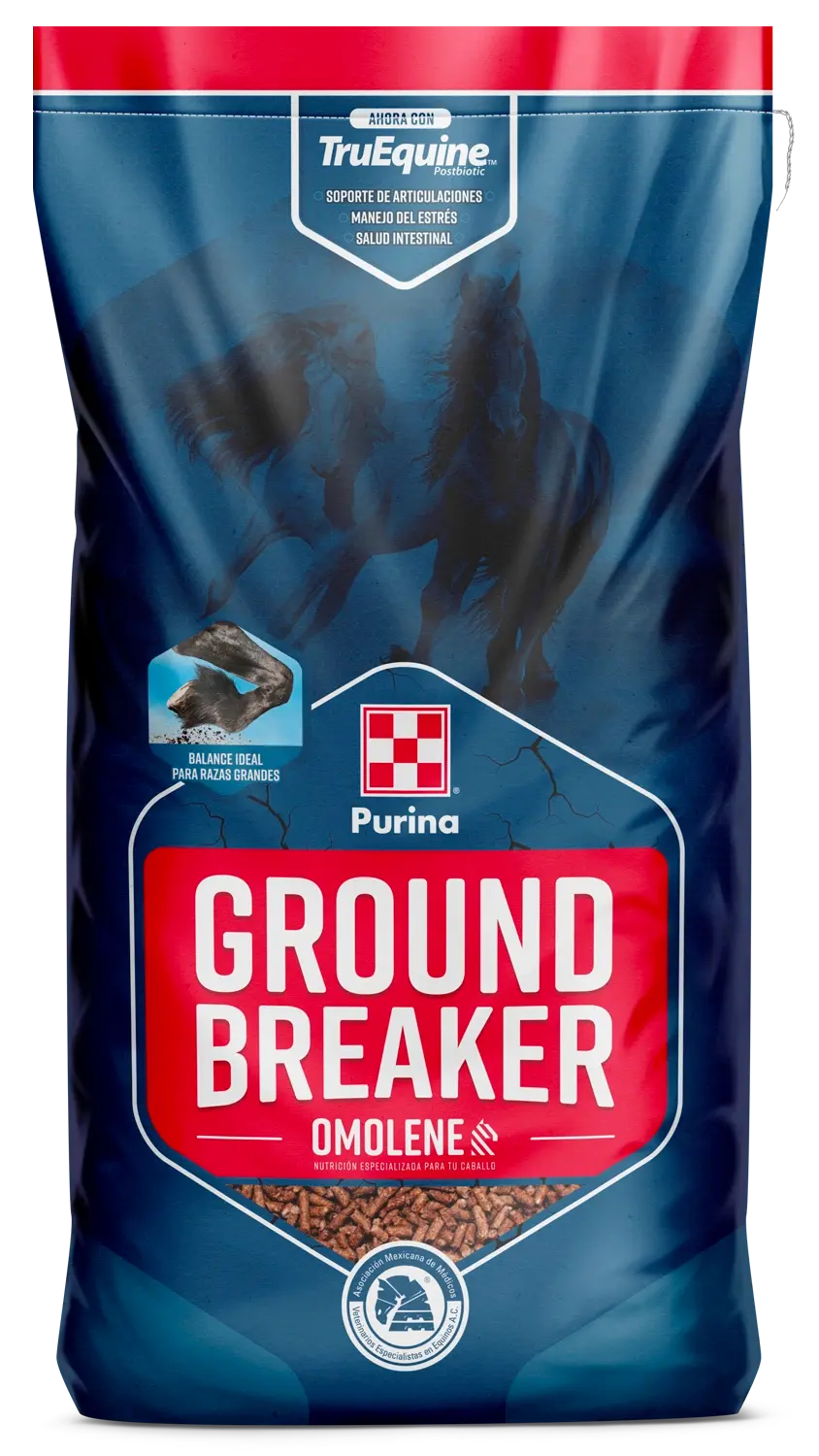 Saco de alimento Purina Omolene Ground Breaker