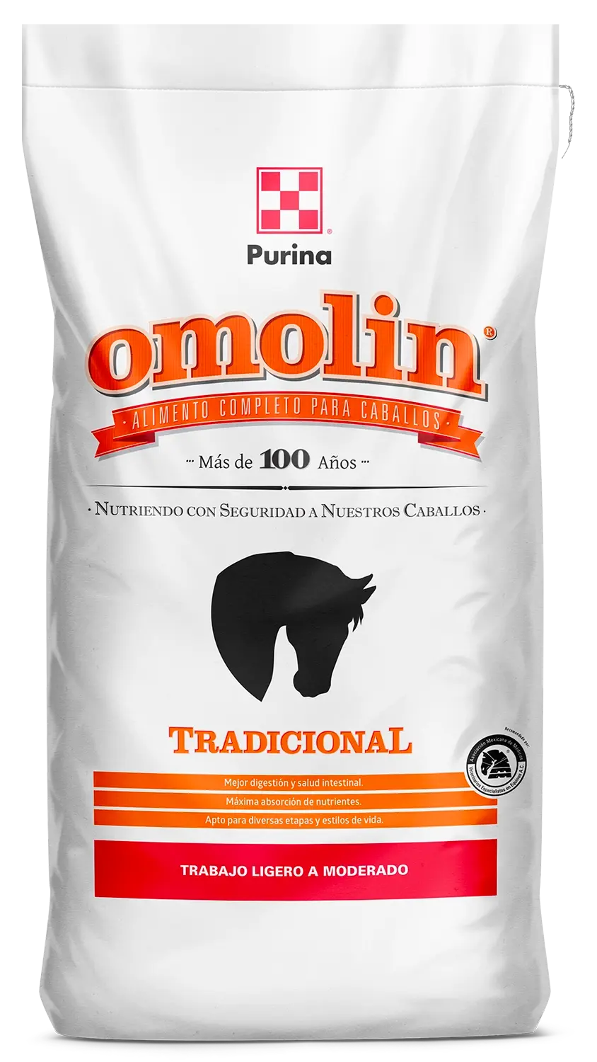 Saco de alimento Purina Omolin Tradicional