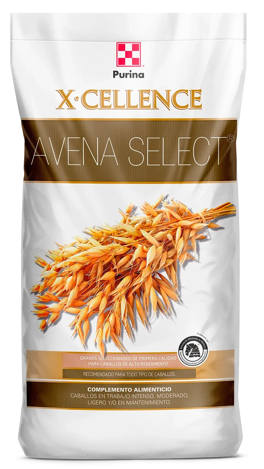 Saco de alimento Purina X-Cellence Avena Select